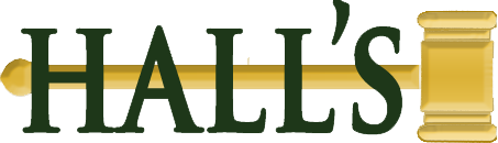 Hall's Auction Logo