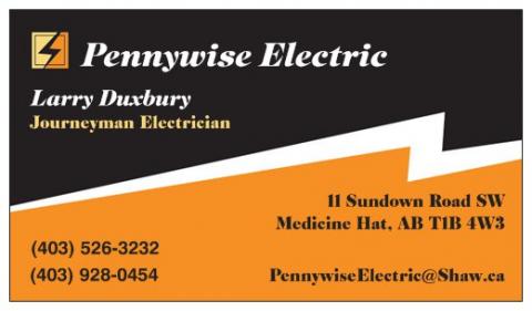Pennywise Electric Business Card