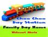 choo choo day home business card