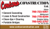 Contour Construction Business Card