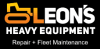 leon's heavy equipment logo